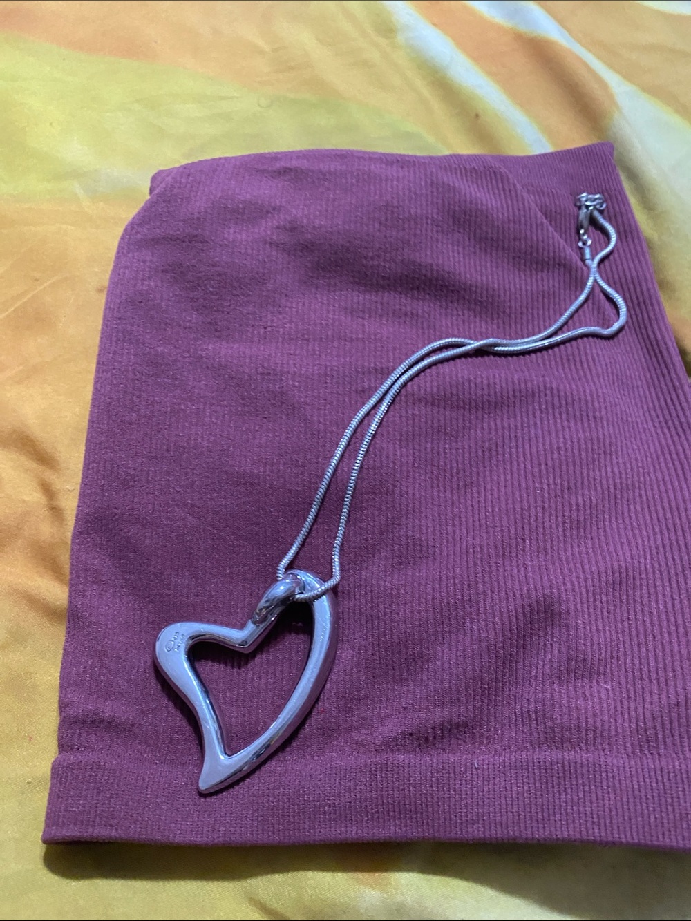 Silver Heart Pendant Necklace - Women Jewelry - Silver Heart Necklace
